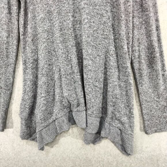 Soft Surroundings Pullover Sweater Womens Sz S Gray Marled V-Neck Stretch Casual - Picture 11 of 12